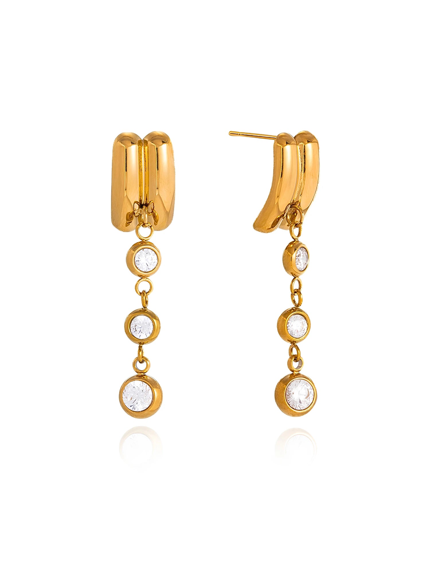 Dalia Flower Stud Earring