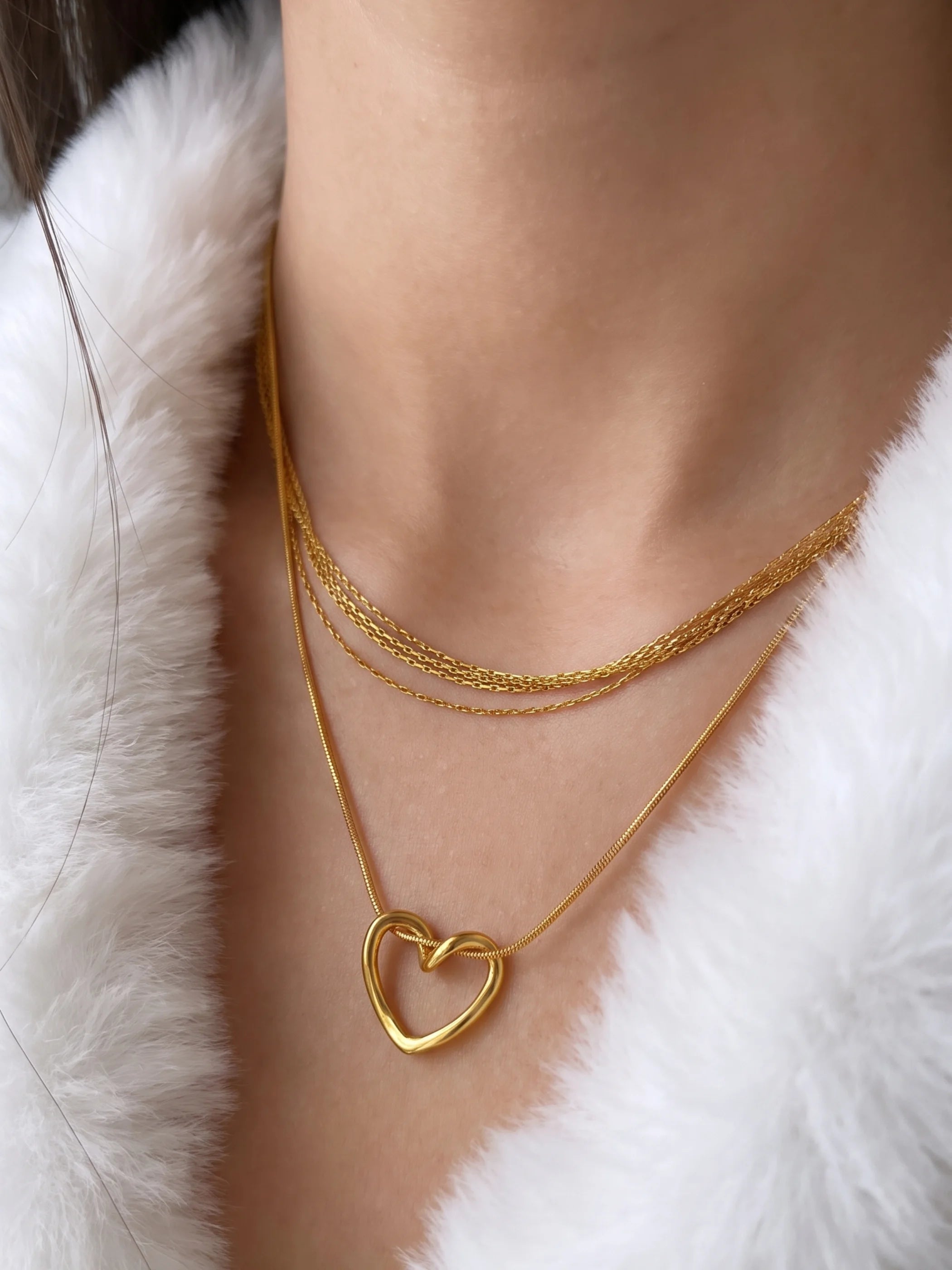 Darla Heart Necklace