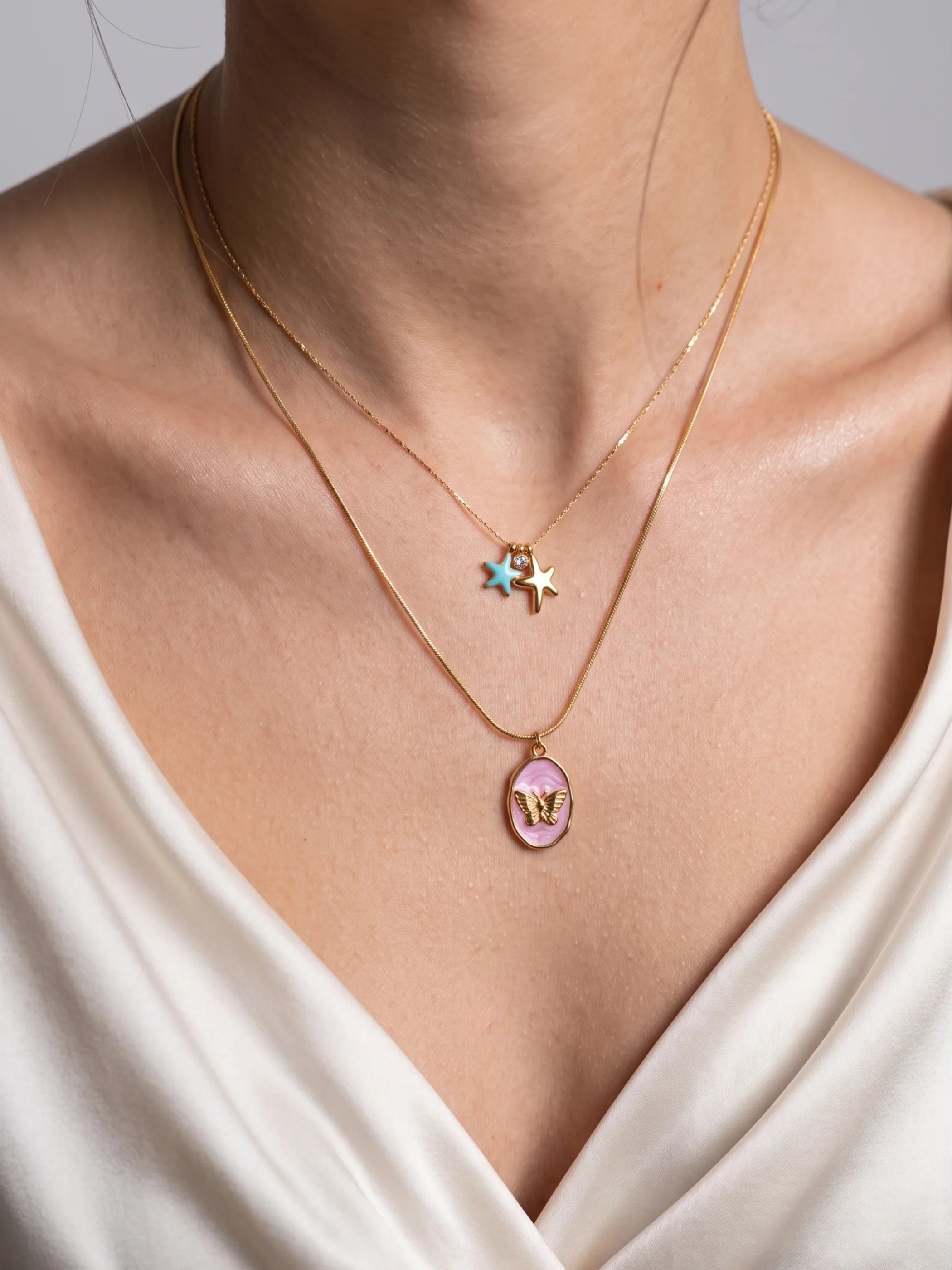 Flora Butterfly Necklace
