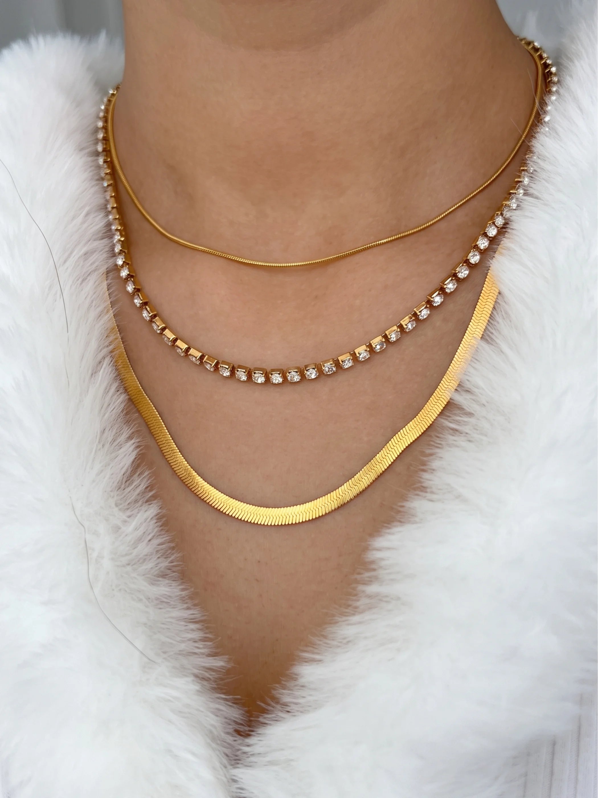 Luna Three Layer Necklace