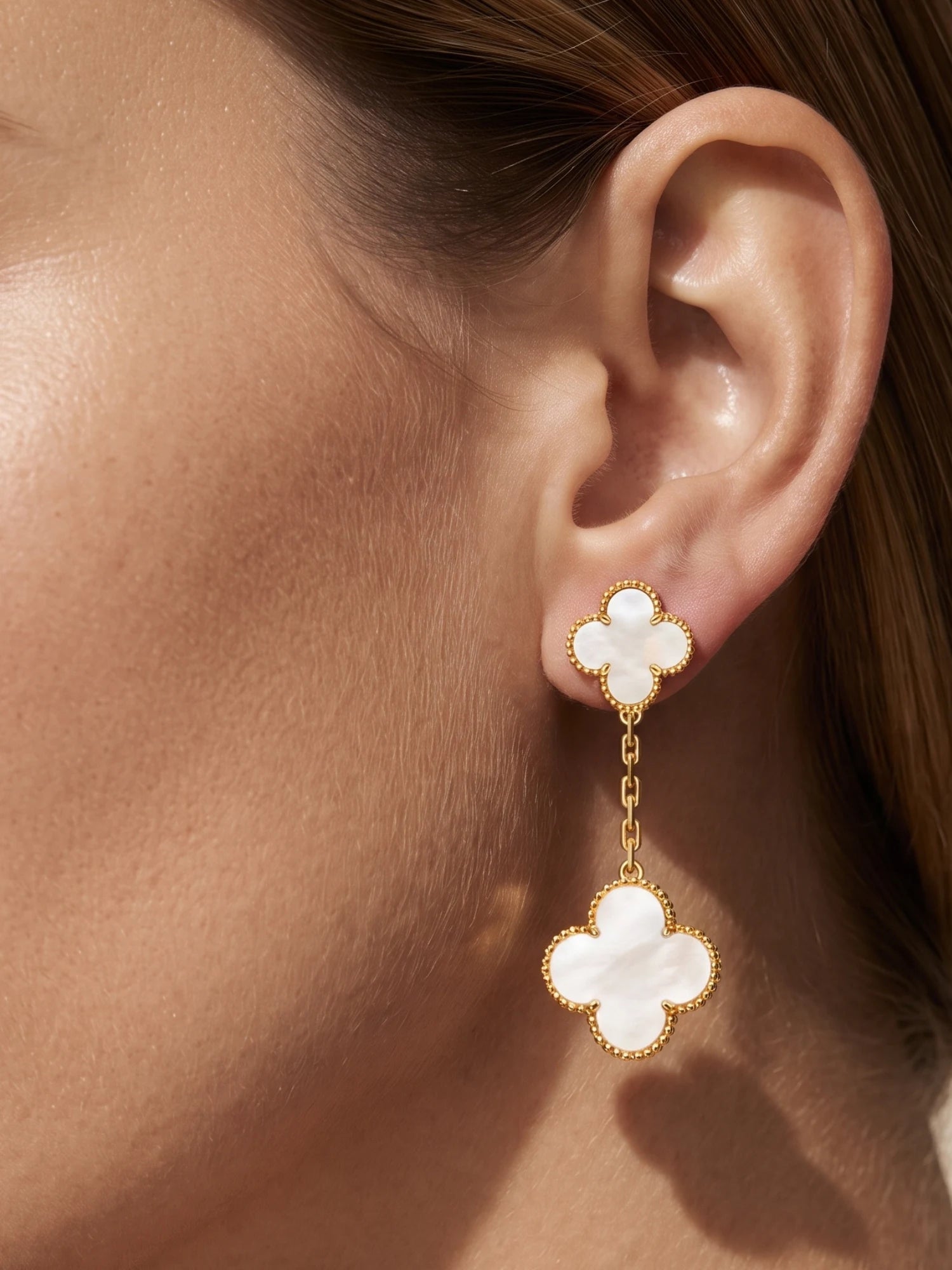 Celia Double Clover Earring
