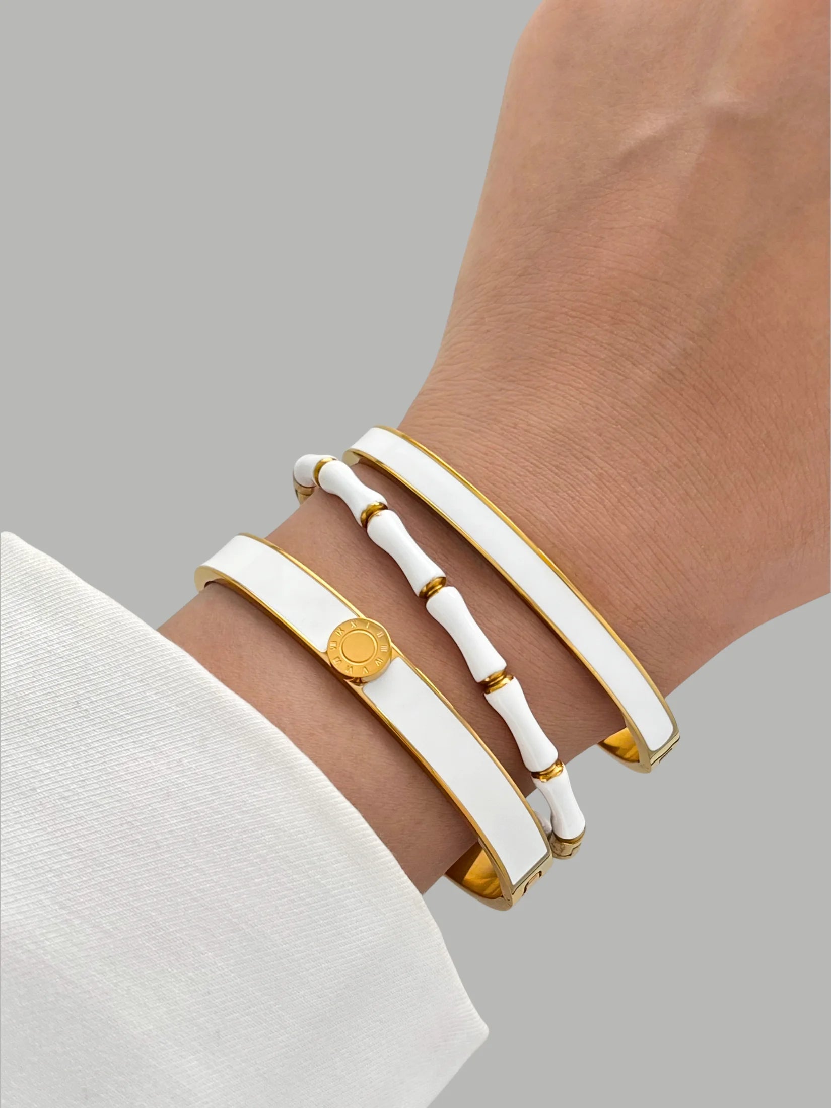 Ivory Bambu Bangle