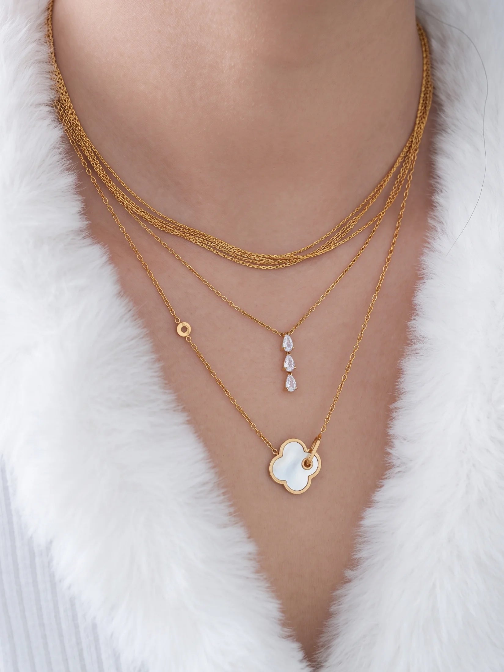 Amelie Clover Necklace