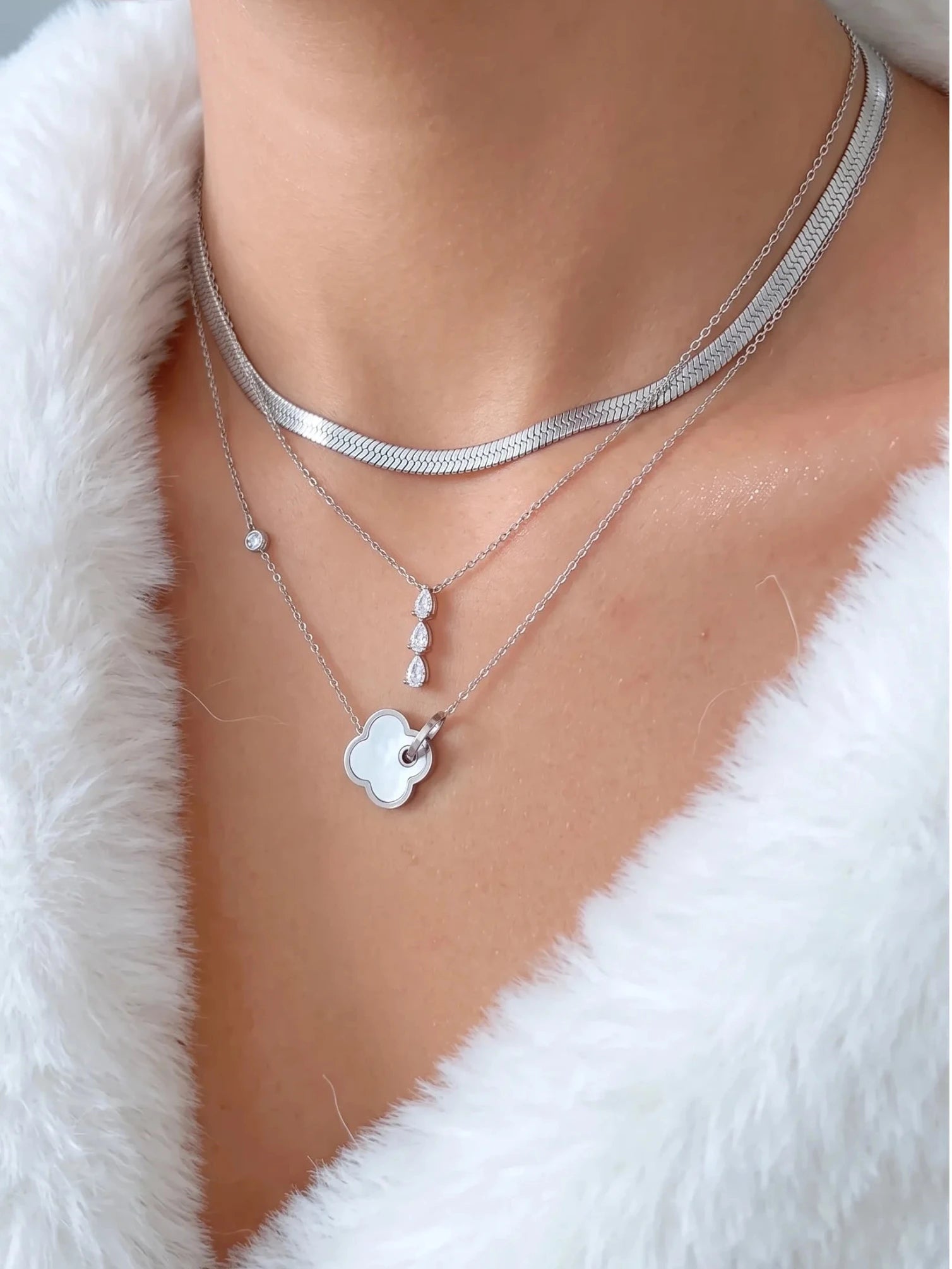 Amelie Clover Necklace