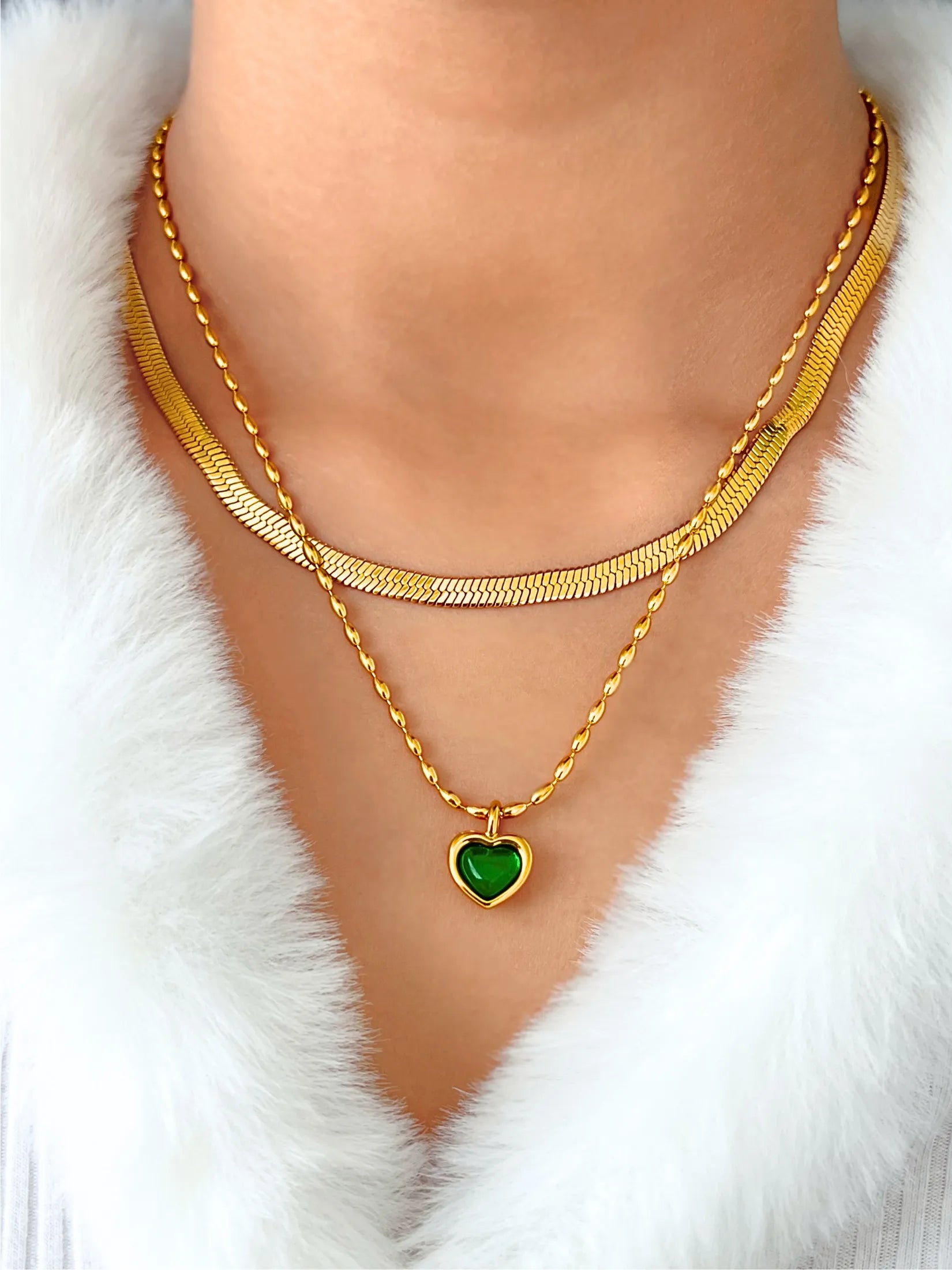 Lyra Heart Necklace