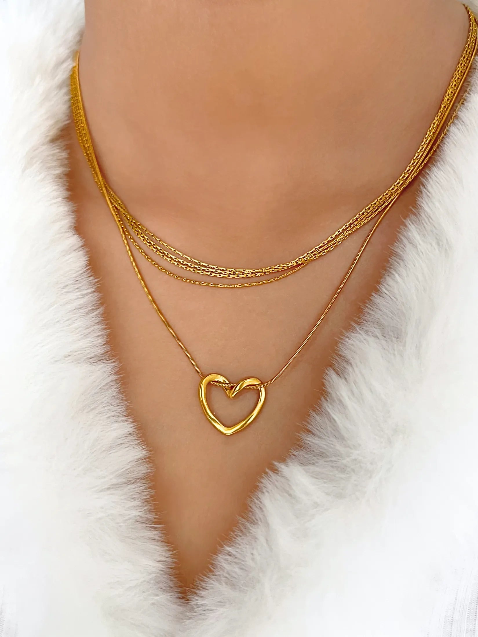 Darla Heart Necklace