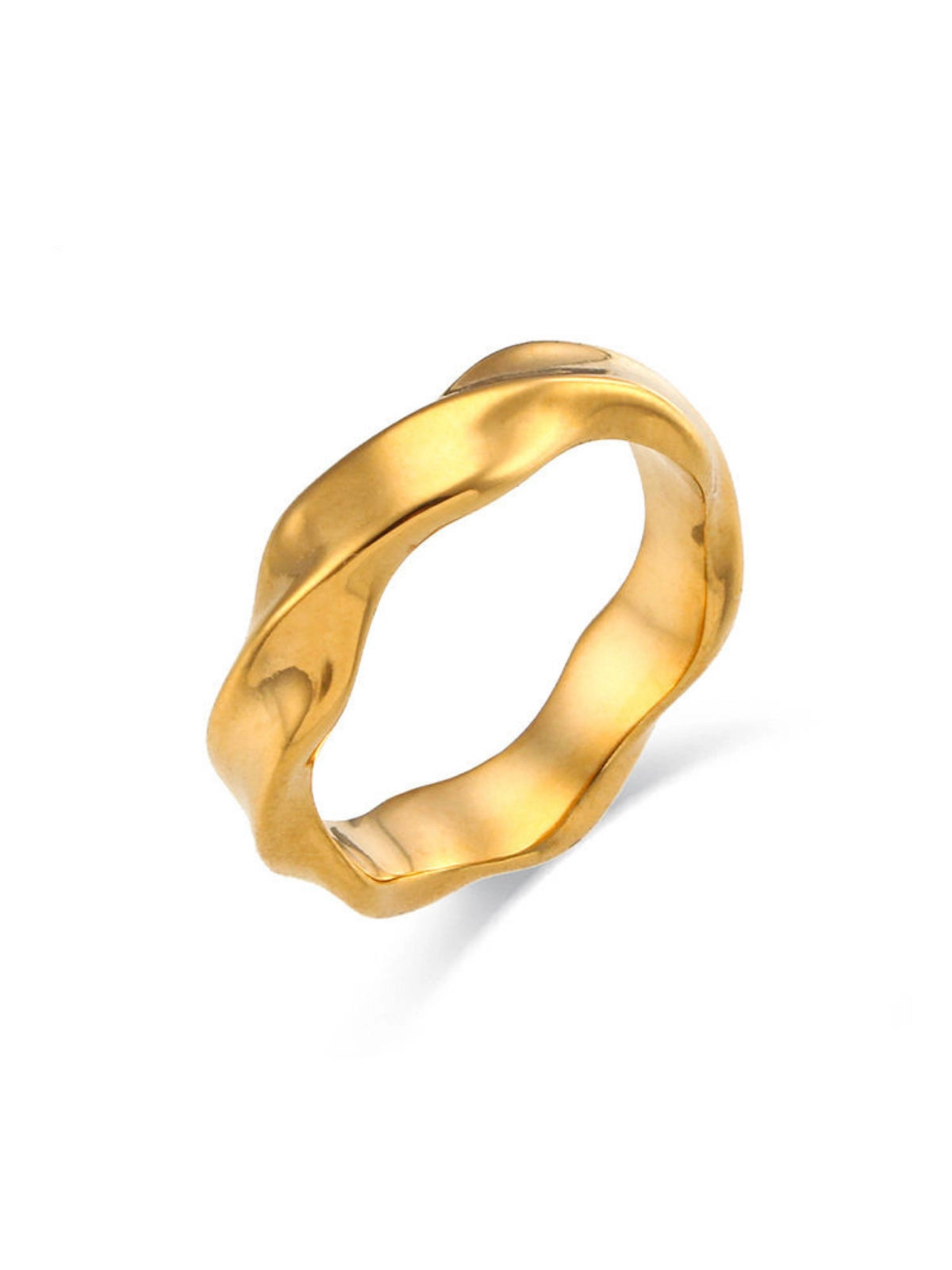Dantonio Ring Gold ring on a white background