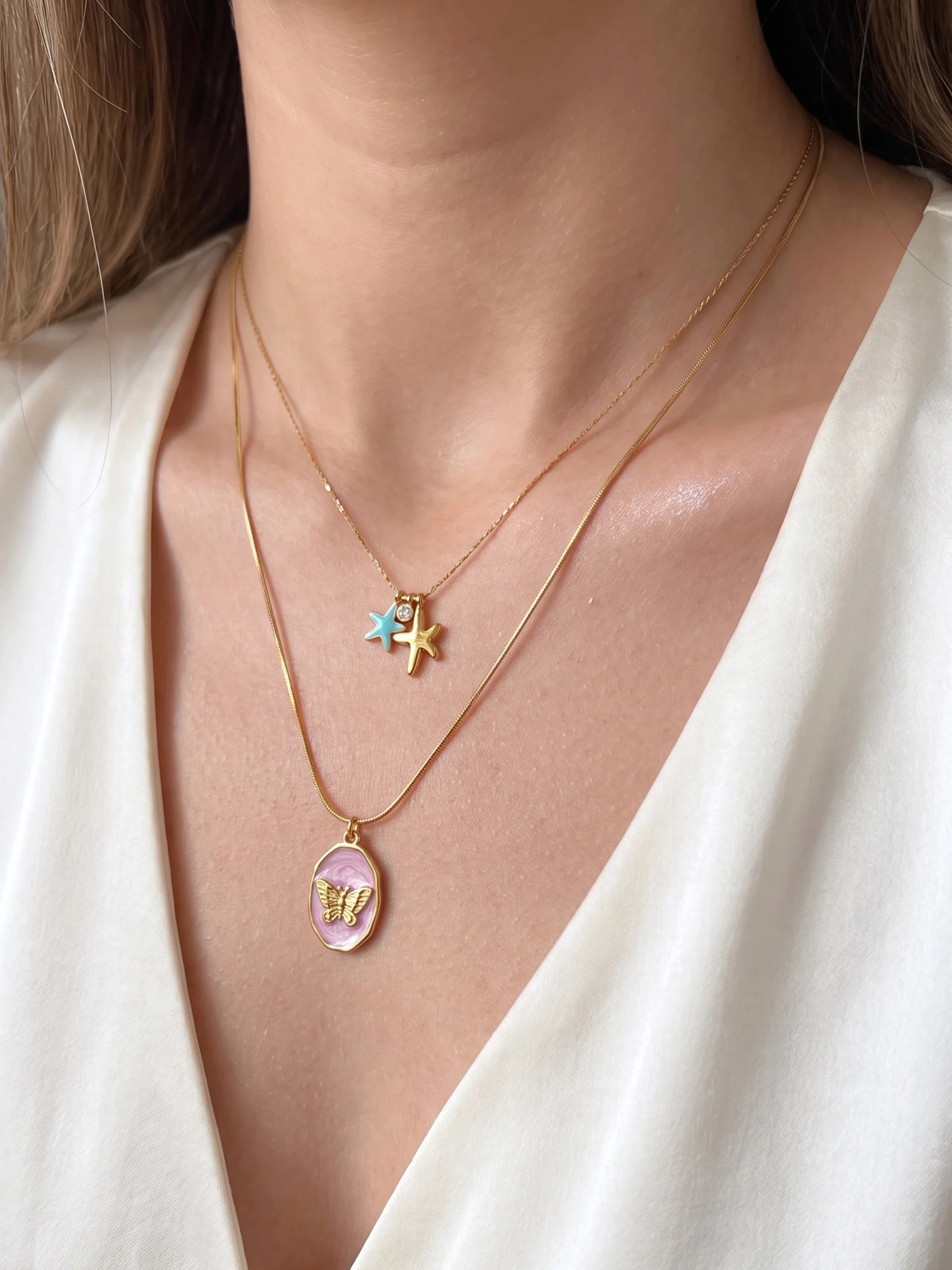 Flora Butterfly Necklace