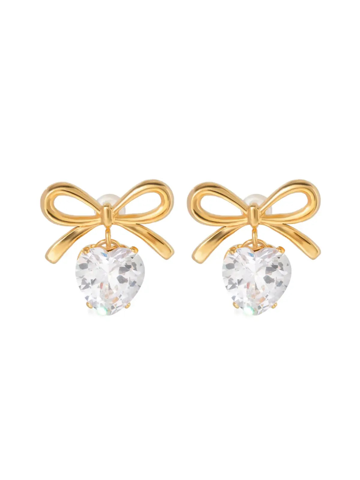 Heartbow Earring
