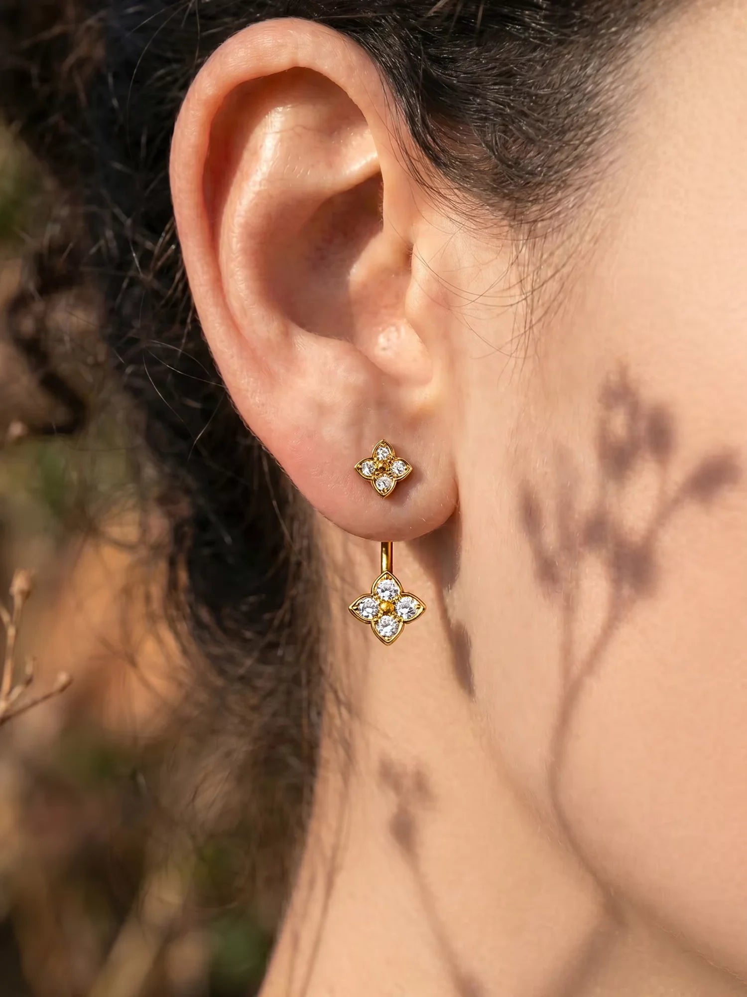 Lena Twist Hoop Earring