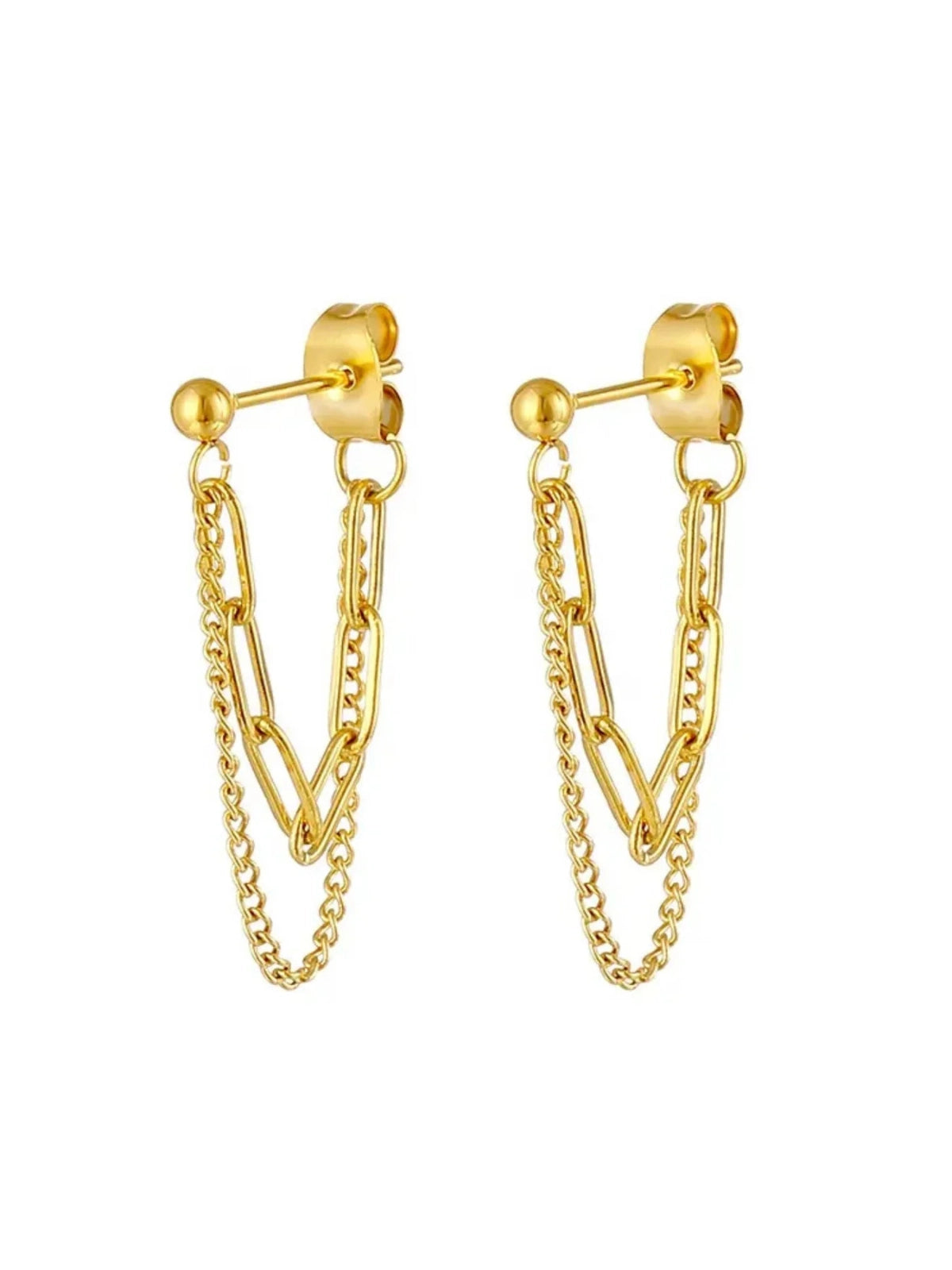 Lyra Chain Earrings