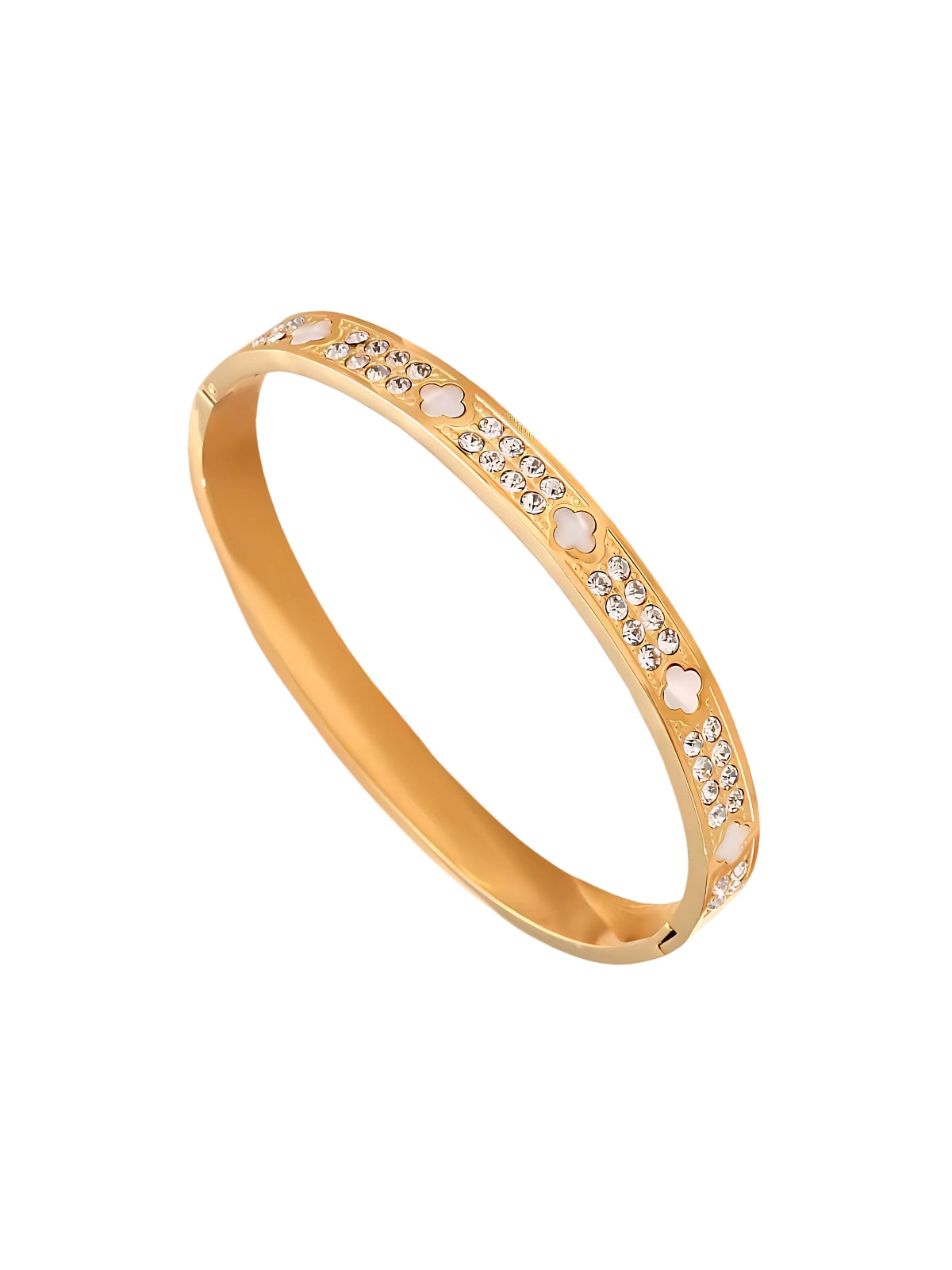 Sol Clover Bangle