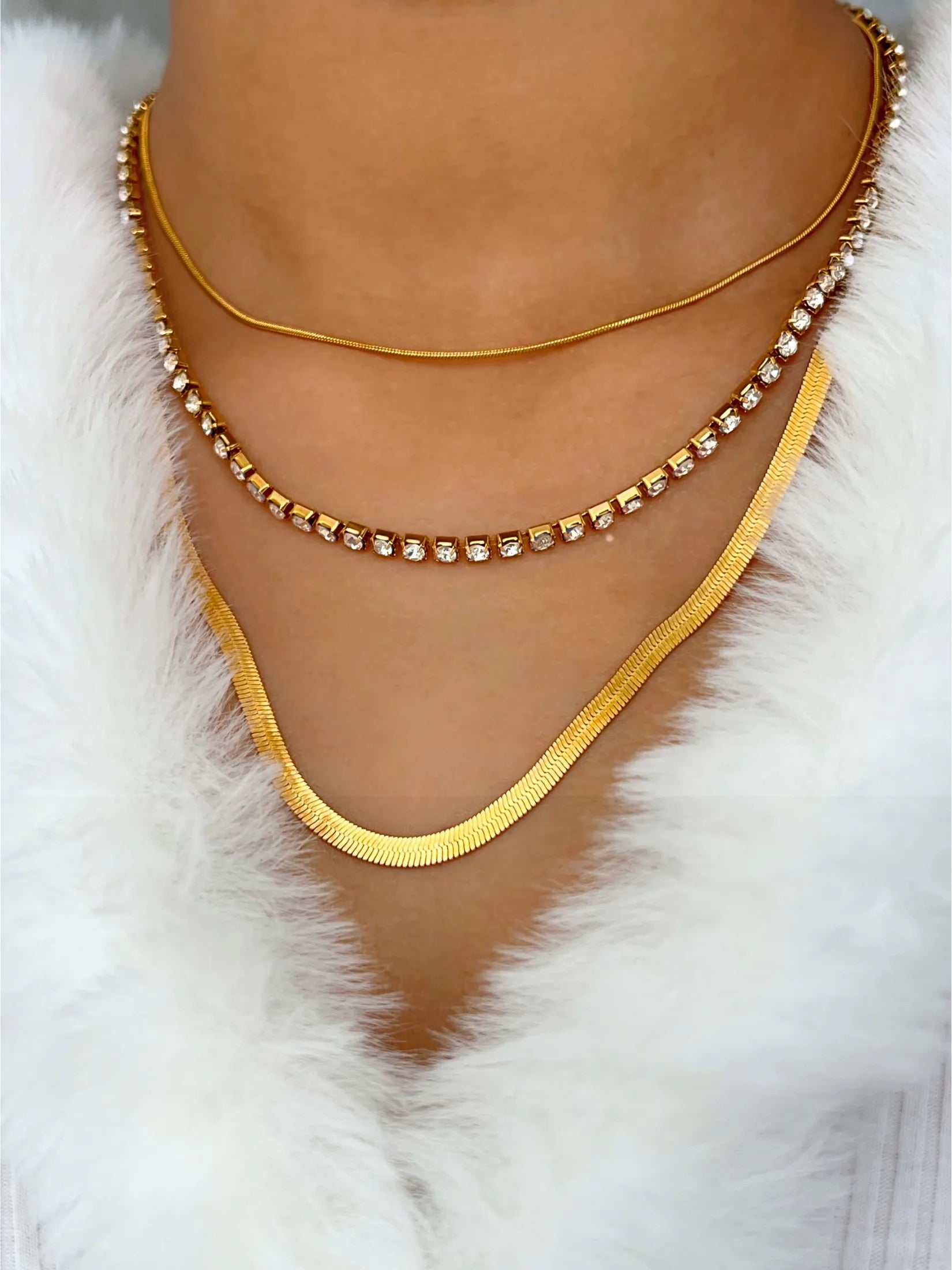 Luna Three Layer Necklace