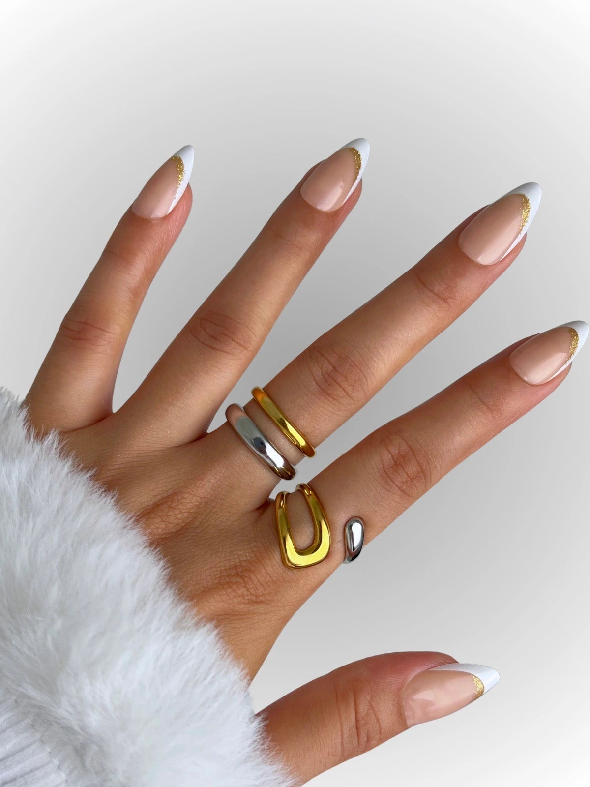 Syra Ring – Worn on hand lifestyle image – Shine With Me